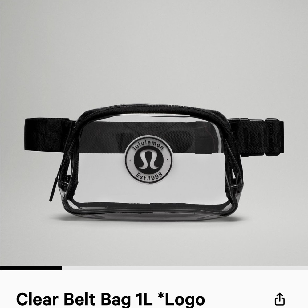 Lululemon Clear Belt Bag NWT